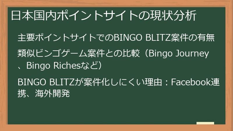 日本国内ポイントサイトの現状分析
