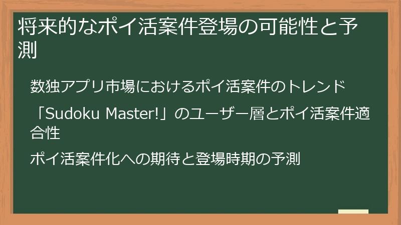 将来的なポイ活案件登場の可能性と予測