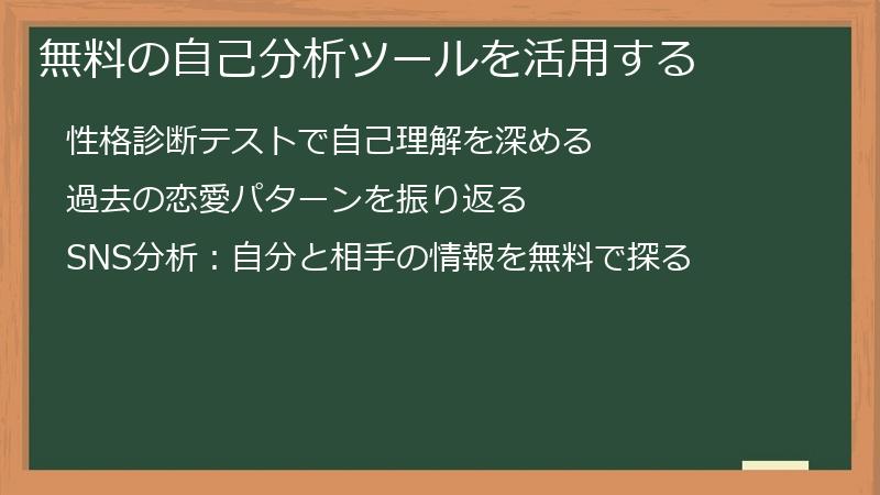 無料の自己分析ツールを活用する