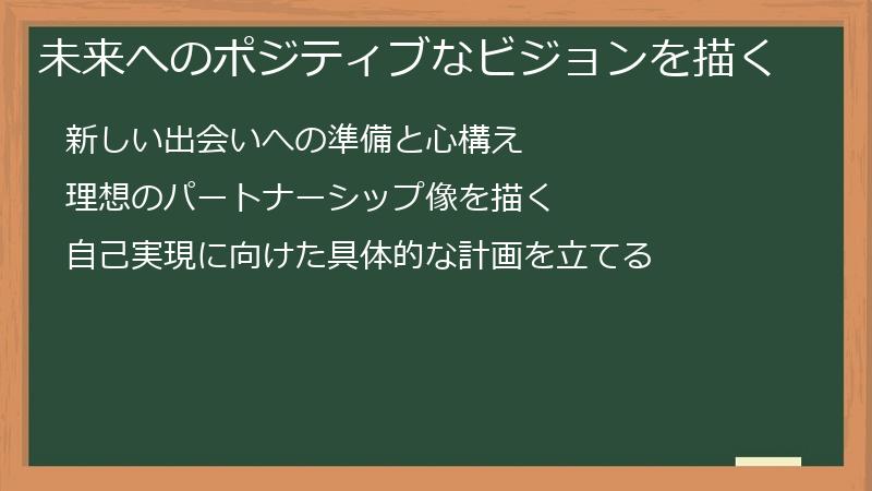 未来へのポジティブなビジョンを描く